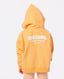 GIRL SURF PUFF HERITAGE HOOD - ORANGE (1-8 YEARS)