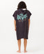 RIP CURL VOODOO HOODED TOWEL - WASHED BLACK