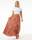 RIP CURL SOLEIL MAXI SKIRT - RUST