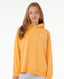 GIRLS SURF PUFF HERITAGE HOOD - ORANGE (8-14 YEARS)