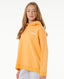 GIRLS SURF PUFF HERITAGE HOOD - ORANGE (8-14 YEARS)