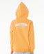 GIRLS SURF PUFF HERITAGE HOOD - ORANGE (8-14 YEARS)