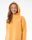 GIRLS SURF PUFF HERITAGE HOOD - ORANGE (8-14 YEARS)