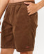 RIP CURL CLASSIC SURF CORD VOLLEY - DUSTED CHOCOLATE