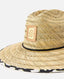 RIP CURL MIXED STRAW SUN HAT - NATURAL/BLACK