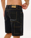 RIP CURL ARCHIVE DENIM WALK SHORT - WASHED BLACK