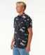 RIP CURL FUN TIMES S/S SHIRT - WASHED BLACK