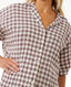 RIP CURL PREMIUM SURF CHECK SHIRT - EGGPLANT