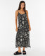 RIP CURL BEACH PARTY MIDI DRESS - BLACK