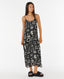 RIP CURL BEACH PARTY MIDI DRESS - BLACK