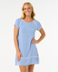 RIP CURL SAN CARLOS SHIFT DRESS - BLUE