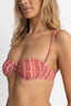 RHYTHM SAHARA TIE DYE UNDERWIRE TOP - RED