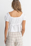 RHYTHM SADIE TOP - WHITE