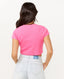 RIP CURL CLASSIC RIBBED TEE - HOT PINK