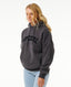 RIP CURL VARSITY HOODIE - WASHED BLACK/BLACK