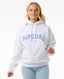 RIP CURL VARSITY HOODIE - GREY MARLE/MID BLUE