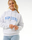 RIP CURL VARSITY HOODIE - GREY MARLE/MID BLUE