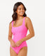 RIP CURL PREMIUM SURF D-DD ONE PIECE - HOT PINK