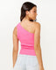 RIP CURL ASYMMETRICAL RIBBED TANK - HOT PINK