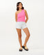 RIP CURL ASYMMETRICAL RIBBED TANK - HOT PINK