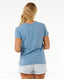 RIP CURL HIGH TIDE PSYCHIC STANDARD TEE - DUSTY BLUE