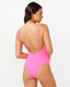 RIP CURL PREMIUM SURF CHEEKY 1PC - HOT PINK