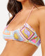 RIP CURL BEACH PARTY HALTER CROP - MULTICO