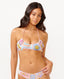 RIP CURL BEACH PARTY HALTER CROP - MULTICO