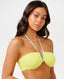 RIP CURL SUNNY SIDE BANDEAU - LIME