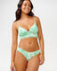 RIP CURL SUN TO SEA LONG LINE CROP - AQUA