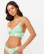 RIP CURL SUN TO SEA LONG LINE CROP - AQUA