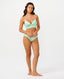 RIP CURL SUN TO SEA LONG LINE CROP - AQUA