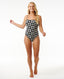 SOLEIL SHELL GOOD ONE PIECE - BLACK