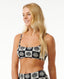 RIP CURL SOLEIL SHELL D-DD CROP - BLACK