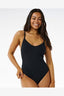 RIP CURL PREMIUM CHEEKY 1 PIECE - BLACK