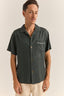 RHYTHM DAYTONA SS SHIRT - DARK OLIVE