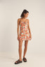 RHYTHM SIERRA FLORAL MINI DRESS - ORANGE