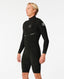 RIP CURL E BOMB ZIP FREE 22GB LONG SLEEVE SPRING - BLACK