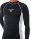 RIP CURL FADE OUT UPF PERF L/S - BLACK/WHITE