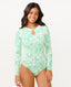 RIP CURL SUN TO SEA FASHION SURF SUIT - AQUA