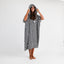 T&C TWISTED LIMITS HOODED TOWEL - CHECK