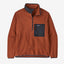 PATAGONIA MICRODINI 1/2 ZIP PULLOVER - BURNISHED RED