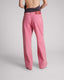 ONE TEASPOON CANVAS JACKSON MID WAIST WIDE LEG PANTS - PINK FLAMBE