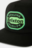 BRIXTON NEON KEATON MP TRUCKER HAT -BLACK/GREEN