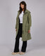 ALL ABOUT EVE PIONEER MIDI ANORAK - KHAKI