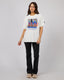 ALL ABOUT EVE ACTIVE SESSIONS O/S TEE - VINTAGE WHITE