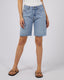 LEXIE DENIM JORT - LIGHT BLUE