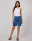 ALL ABOUT EVE LEXIE DENIM JORT - HERITAGE BLUE