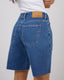 ALL ABOUT EVE LEXIE DENIM JORT - HERITAGE BLUE