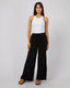 ALL ABOUT EVE LUXE LINEN PANT - BLACK